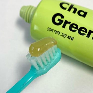 Cha Cha Charcoal Vegan Greentea Toothpaste/unpa/歯磨き粉を使ったクチコミ（4枚目）