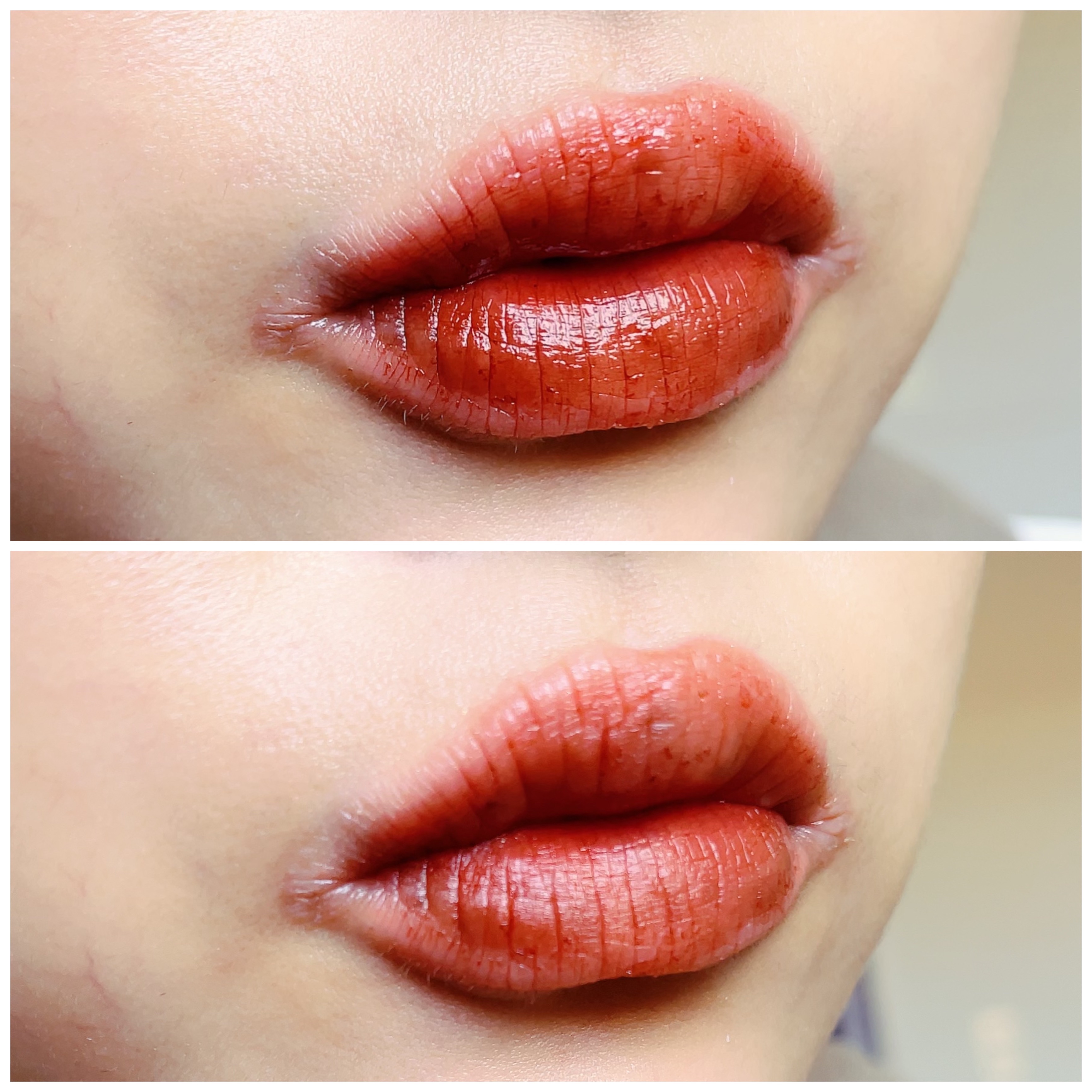 デューイフィルムティント 04 エモーション/CipiCipi/リップティントを使ったクチコミ（3枚目）