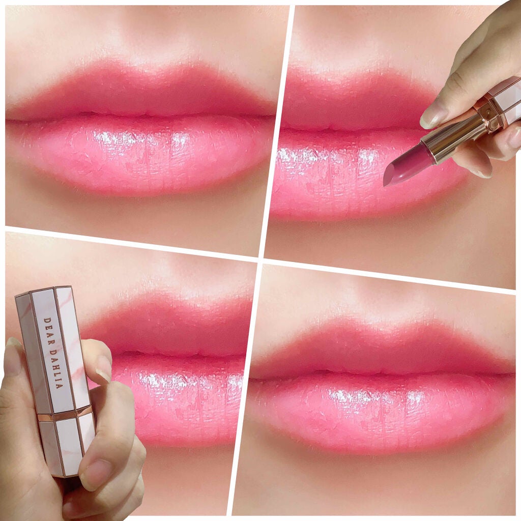 ブルーミング エディション リップ パラダイス シアー デュー ティンティド リップスティック/DEAR DAHLIA/口紅を使ったクチコミ(2枚目)