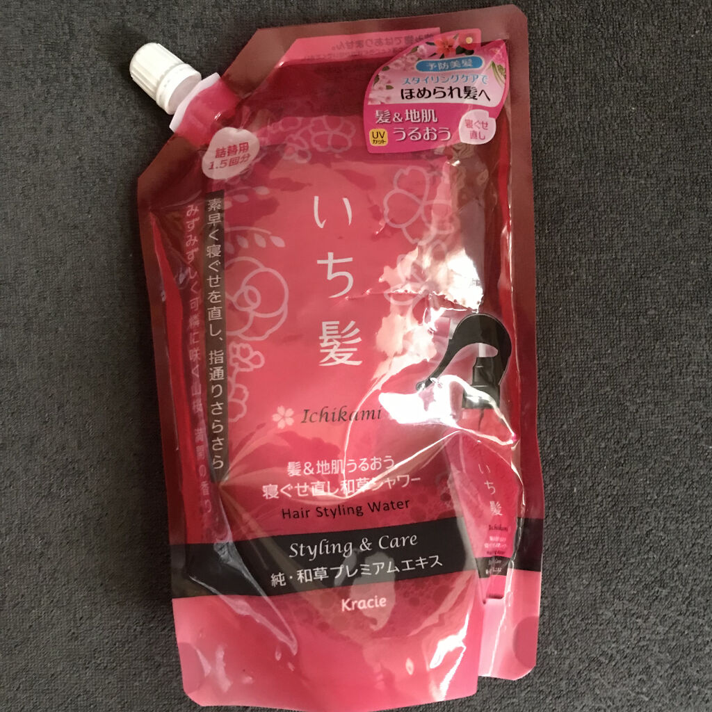 髪＆地肌うるおう寝ぐせ直し和草シャワー/いち髪/ヘアミストを使ったクチコミ（3枚目）