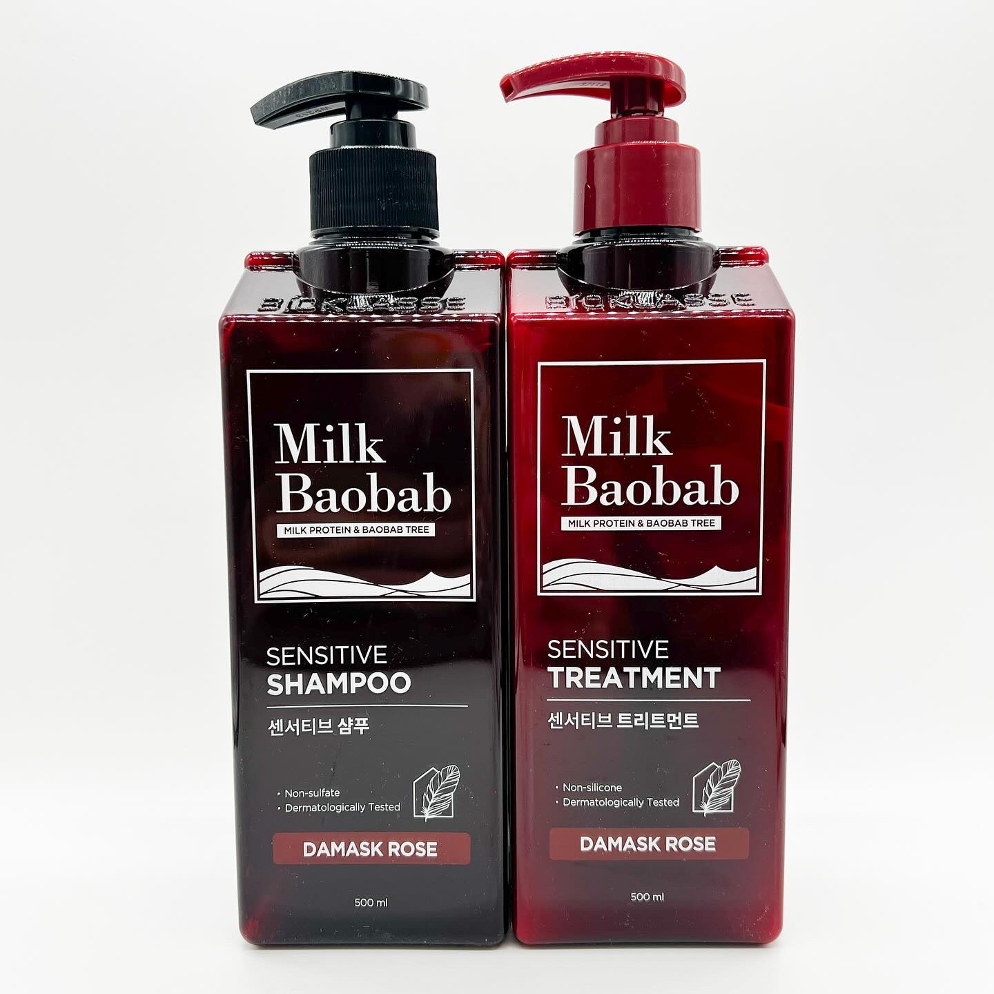 センシティブ シャンプー / トリートメント ダマスクローズ/ミルクバオバブ/市販シャンプーを使ったクチコミ（3枚目）