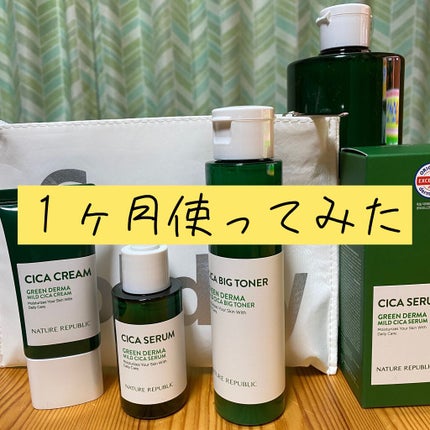 グリーン ダーマCICAビックトナー/ネイチャーリパブリック/化粧水を使ったクチコミ(1枚目)