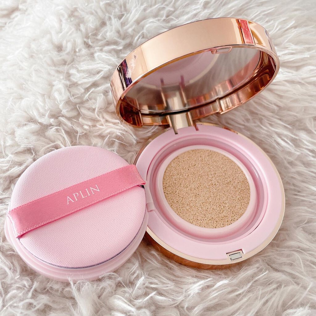 ピンクティーツリーカバークッション/APLIN/クッションファンデーションを使ったクチコミ（2枚目）