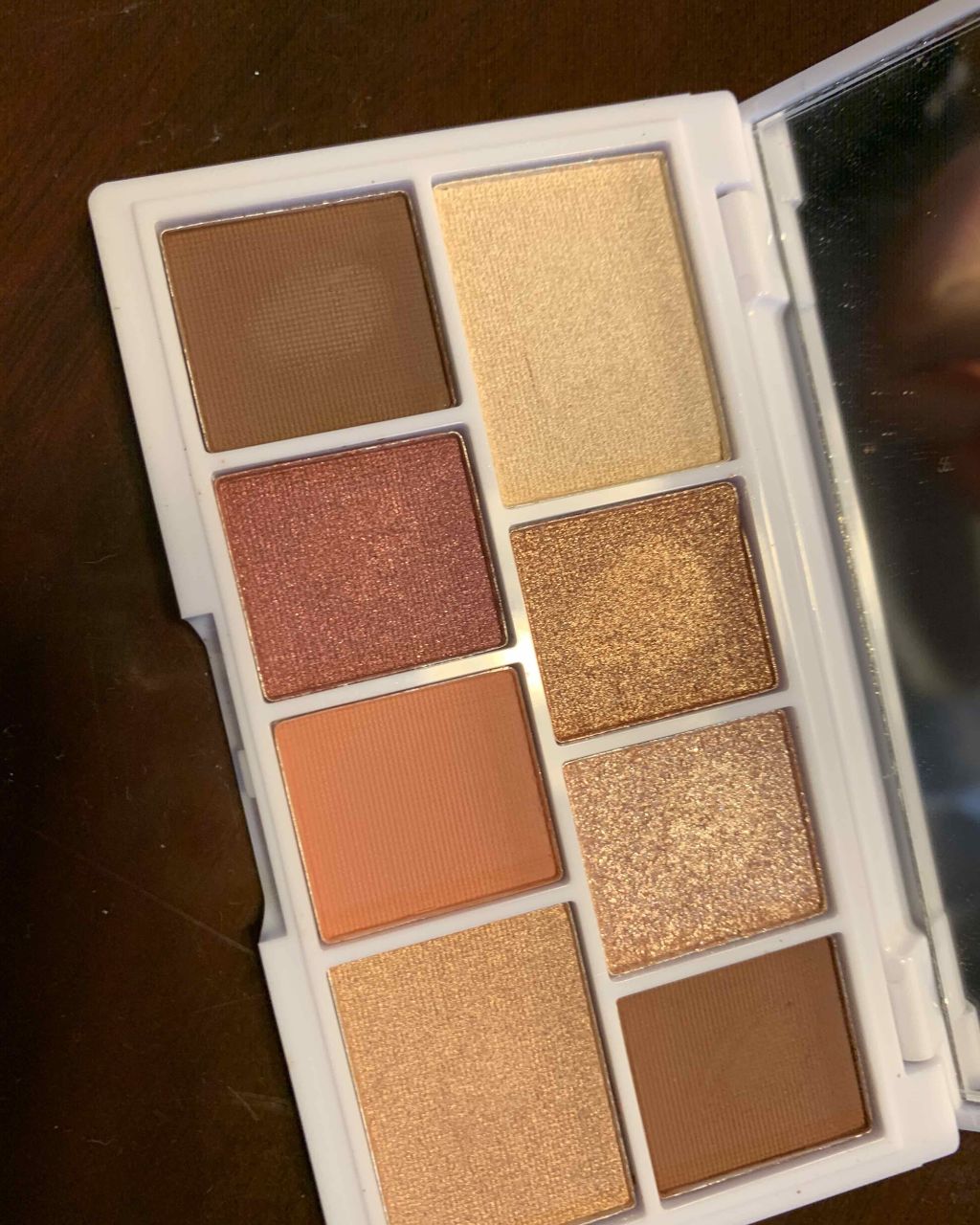 ミニチョコレートアイシャドウパレット/MAKEUP REVOLUTION/アイシャドウパレットを使ったクチコミ（2枚目）
