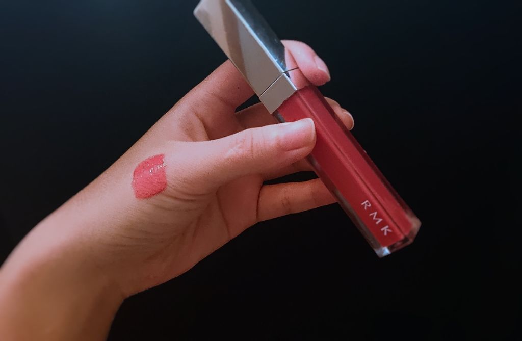 RMK カラーリップグロス 02 スパークル ローズ/RMK/リップグロスを使ったクチコミ（1枚目）