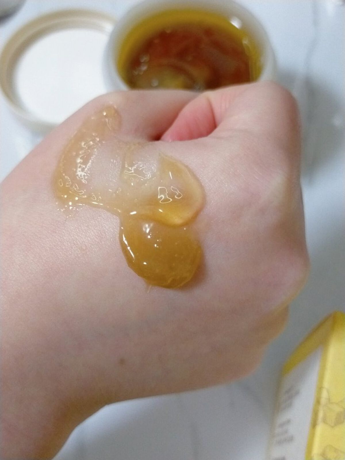 ハニーシュガー フードマスク/SKINFOOD/洗い流すパック・マスクを使ったクチコミ（3枚目）