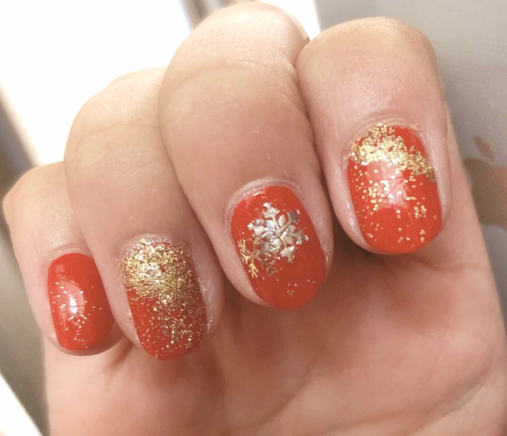 SHジェルネイル(ライト不要)/セリア/ジェルネイルを使ったクチコミ（3枚目）