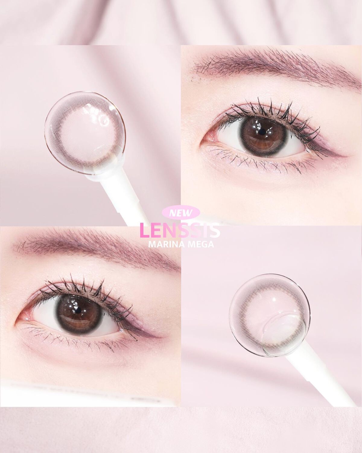 マリナシリーズ	 マリナメガチョコ/LENSSIS/カラーコンタクトレンズを使ったクチコミ（1枚目）