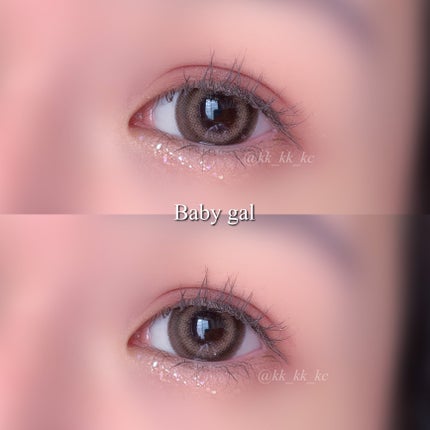 ベイビーモテコン/モテコン/カラーコンタクトレンズを使ったクチコミ(3枚目)