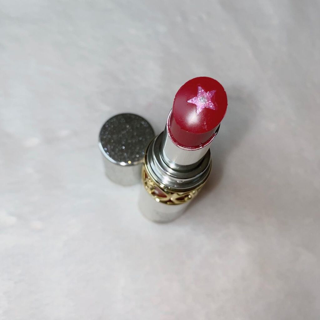 ルージュ ヴォリュプテ ロックシャイン N°11 ベリー マイク/YVES SAINT LAURENT BEAUTE/口紅を使ったクチコミ（3枚目）