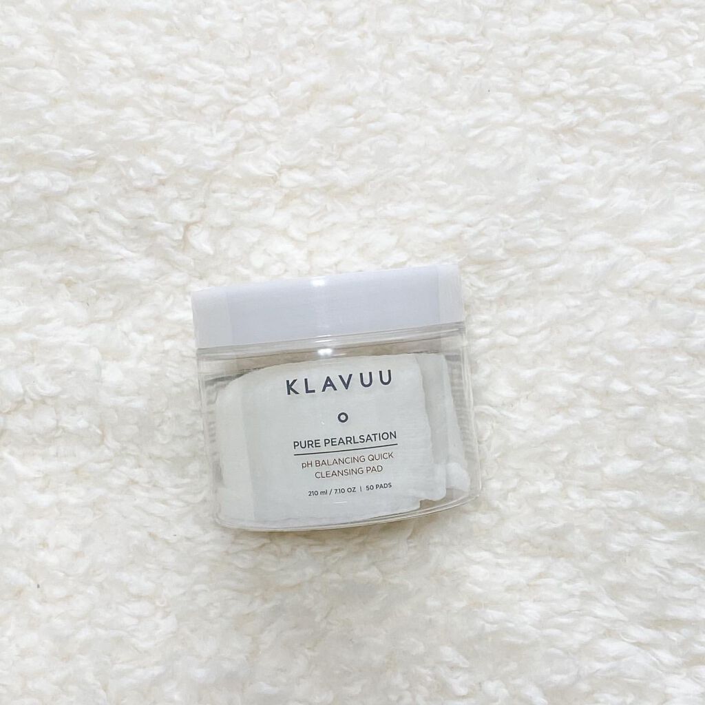 ピュア パールセーション PH バランシング クイック クレンジング パッド/KLAVUU/その他洗顔料を使ったクチコミ(1枚目)