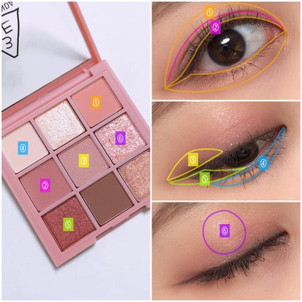 3CE マルチアイカラーパレット/3CE/アイシャドウパレットを使ったクチコミ(6枚目)