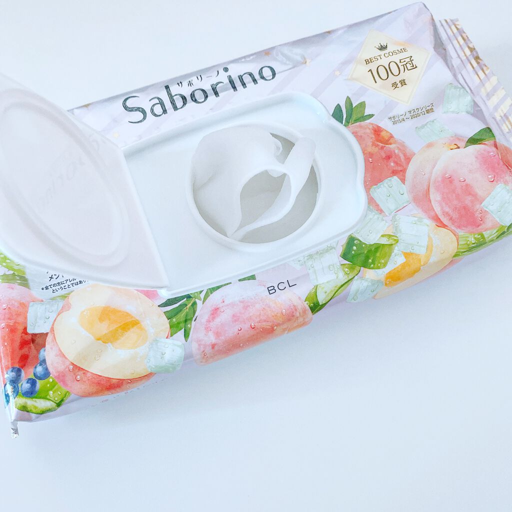 すぐに眠れマスク とろける果実のマイルドタイプ/サボリーノ/シートマスク・パックを使ったクチコミ（2枚目）