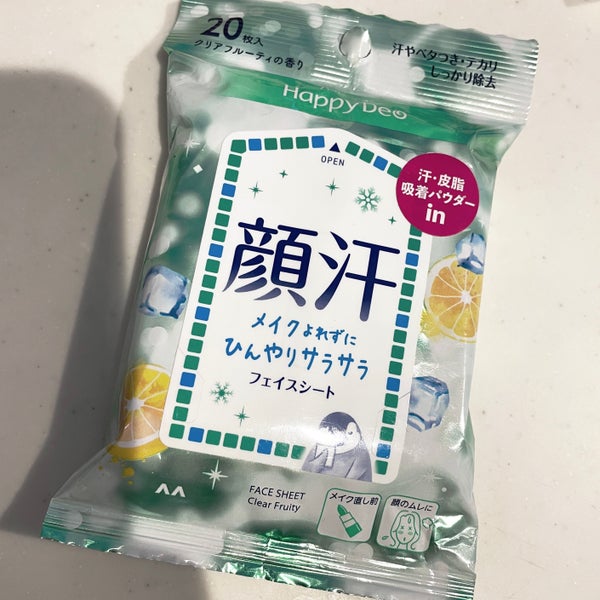 ハッピーデオ フェイスシート リフレッシュミント/マンダム/フェイスシート by rerechi
