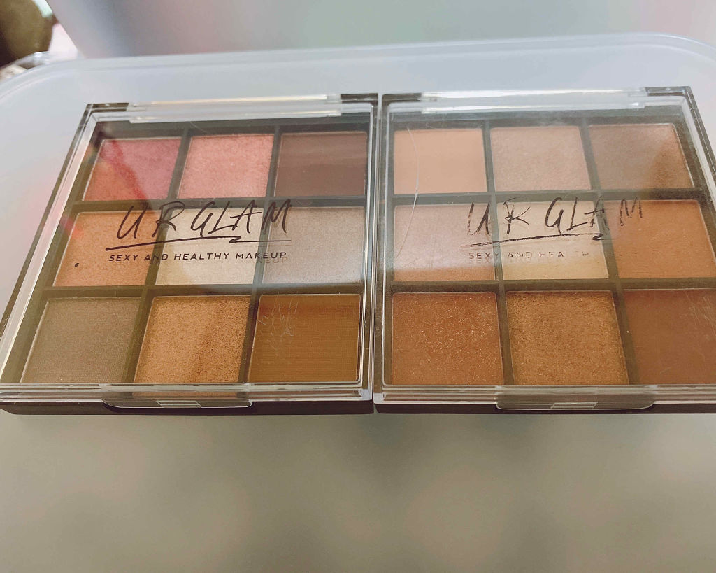 UR GLAM　BLOOMING EYE COLOR PALETTE/U R GLAM/アイシャドウパレットを使ったクチコミ（1枚目）