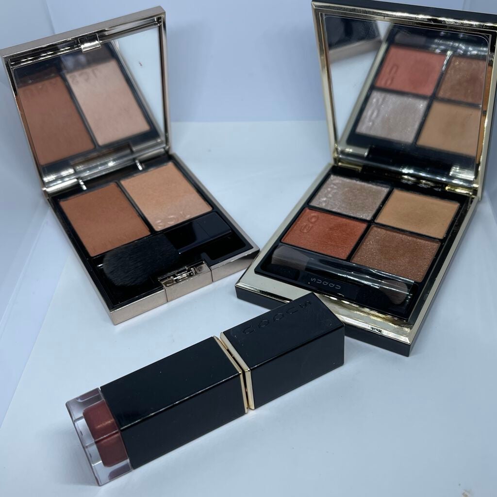 カラーリンググレイズ/LUNASOL/パウダーチークを使ったクチコミ(1枚目)