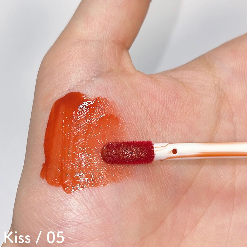 リップアーマー 05 ベイクドキャラメル/KiSS/口紅を使ったクチコミ（3枚目）