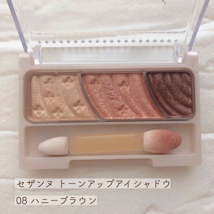 トーンアップアイシャドウ/CEZANNE/アイシャドウパレットを使ったクチコミ(2枚目)