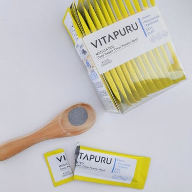 ビタプル ディープリペア クリアパウダーウォッシュ/VITAPURU/洗顔パウダーを使ったクチコミ（1枚目）