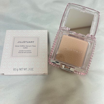 グロウシフォン セラムフィルター/JILL STUART/パウダーファンデーションを使ったクチコミ(4枚目)