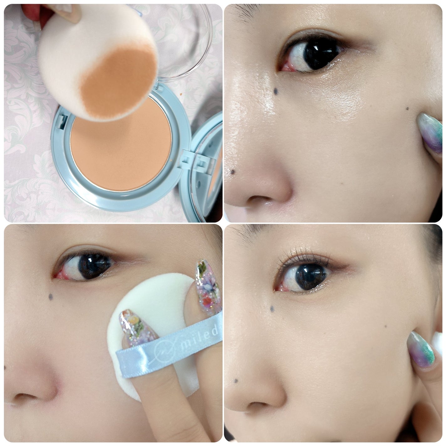 スムースフィットファンデーション/mileda/パウダーファンデーションを使ったクチコミ(4枚目)