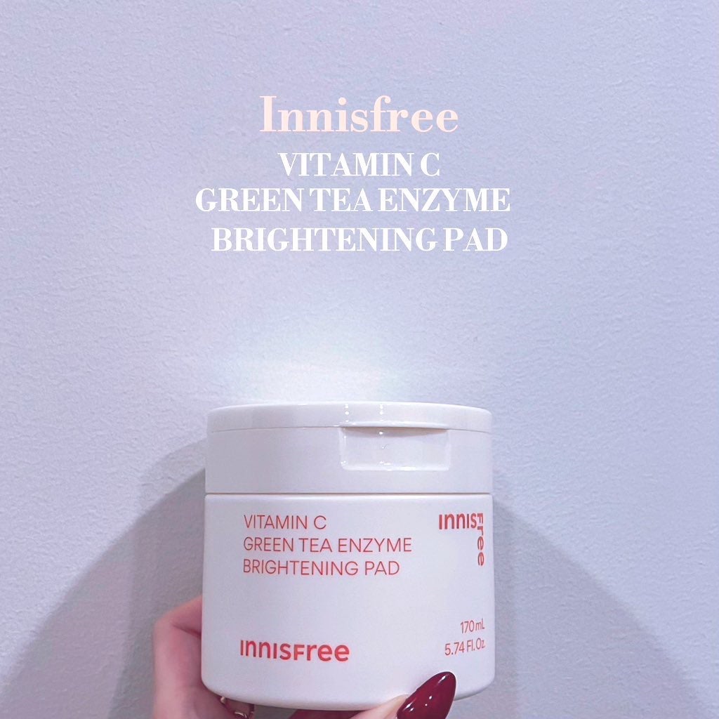 ビタC グリーンティーエンザイム ブライト パッド/innisfree/トナーパッドを使ったクチコミ(1枚目)