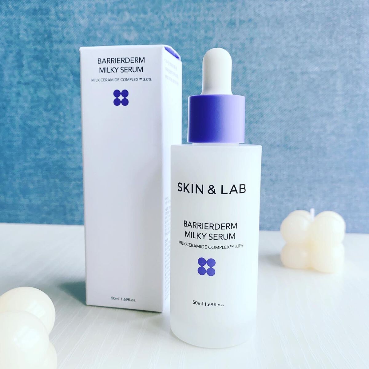 バリアダームミルキーセラム/SKIN&LAB/美容液を使ったクチコミ(1枚目)