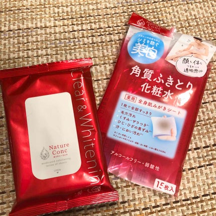 ネイチャーコンク 薬用 ふきとり化粧水シート/ネイチャーコンク/トナーパッドを使ったクチコミ(1枚目)