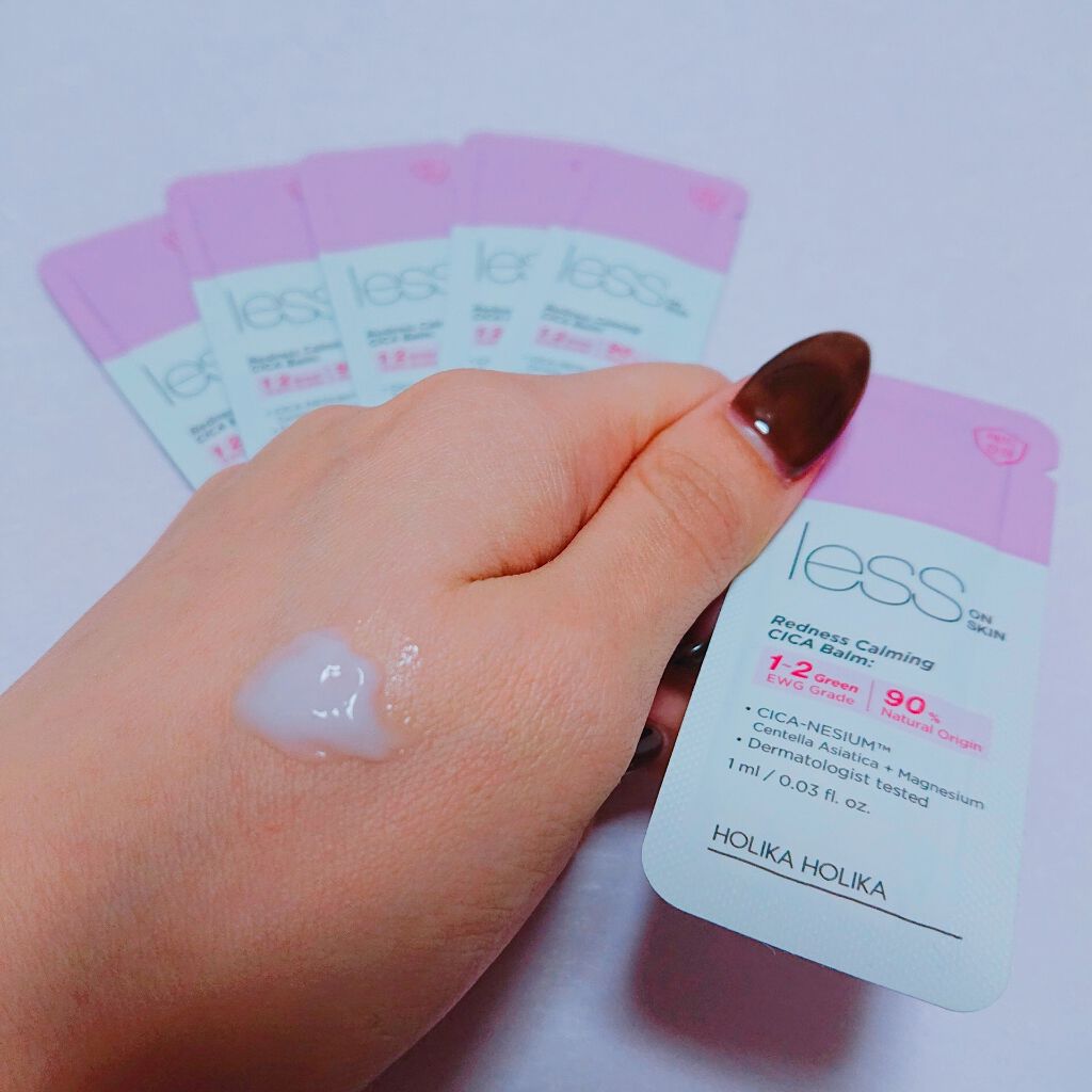 レスオン スキンシカバーム/HOLIKA HOLIKA/フェイスクリームを使ったクチコミ（1枚目）