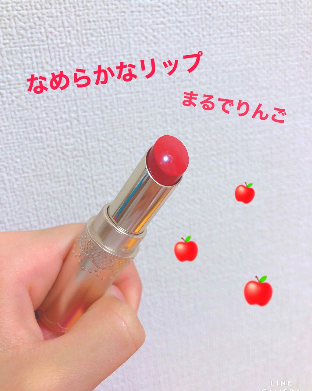 ゆりぽん on LIPS 「フォーチュンのリップ01番この色はまるりんごみたいに赤くて色が..」(1枚目)