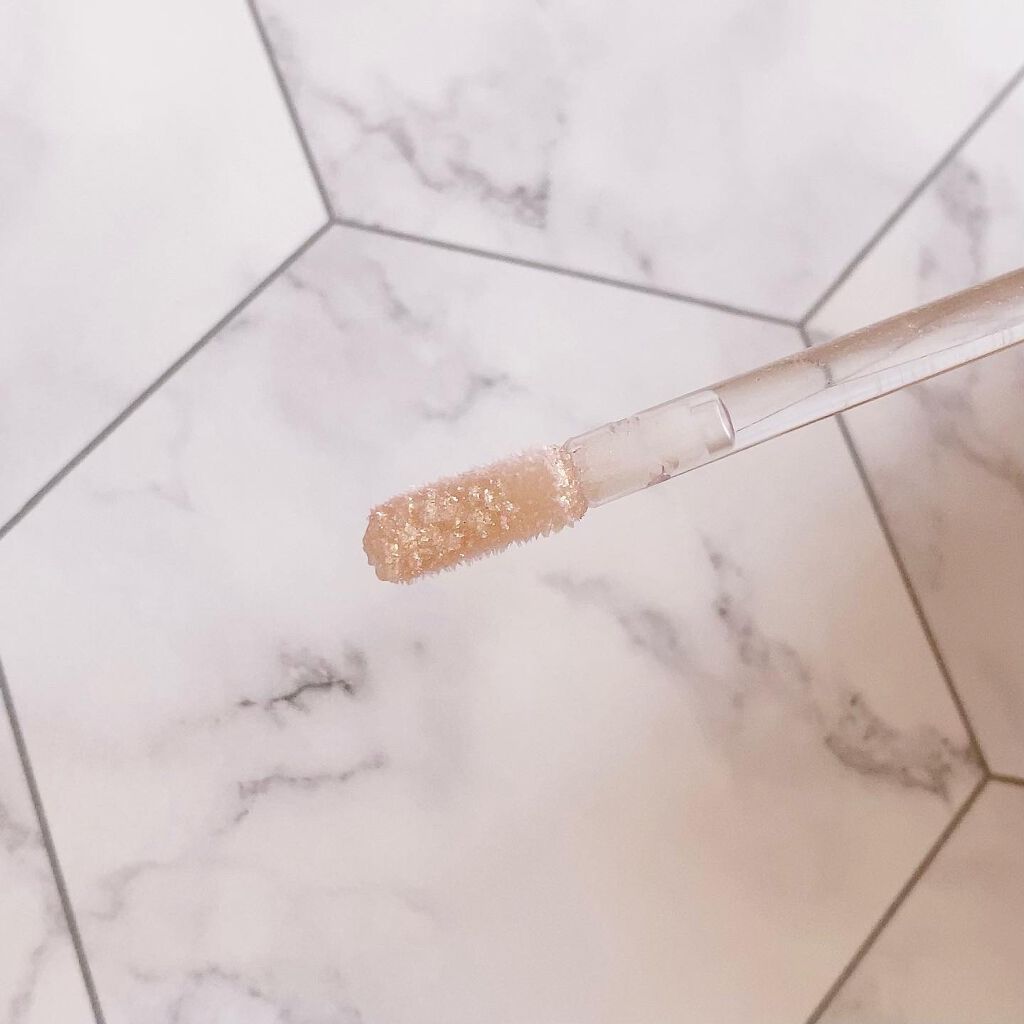 ライトキャッチャーリキッドグリッター 03 ピーチライト/Flynn/グリッターを使ったクチコミ（3枚目）