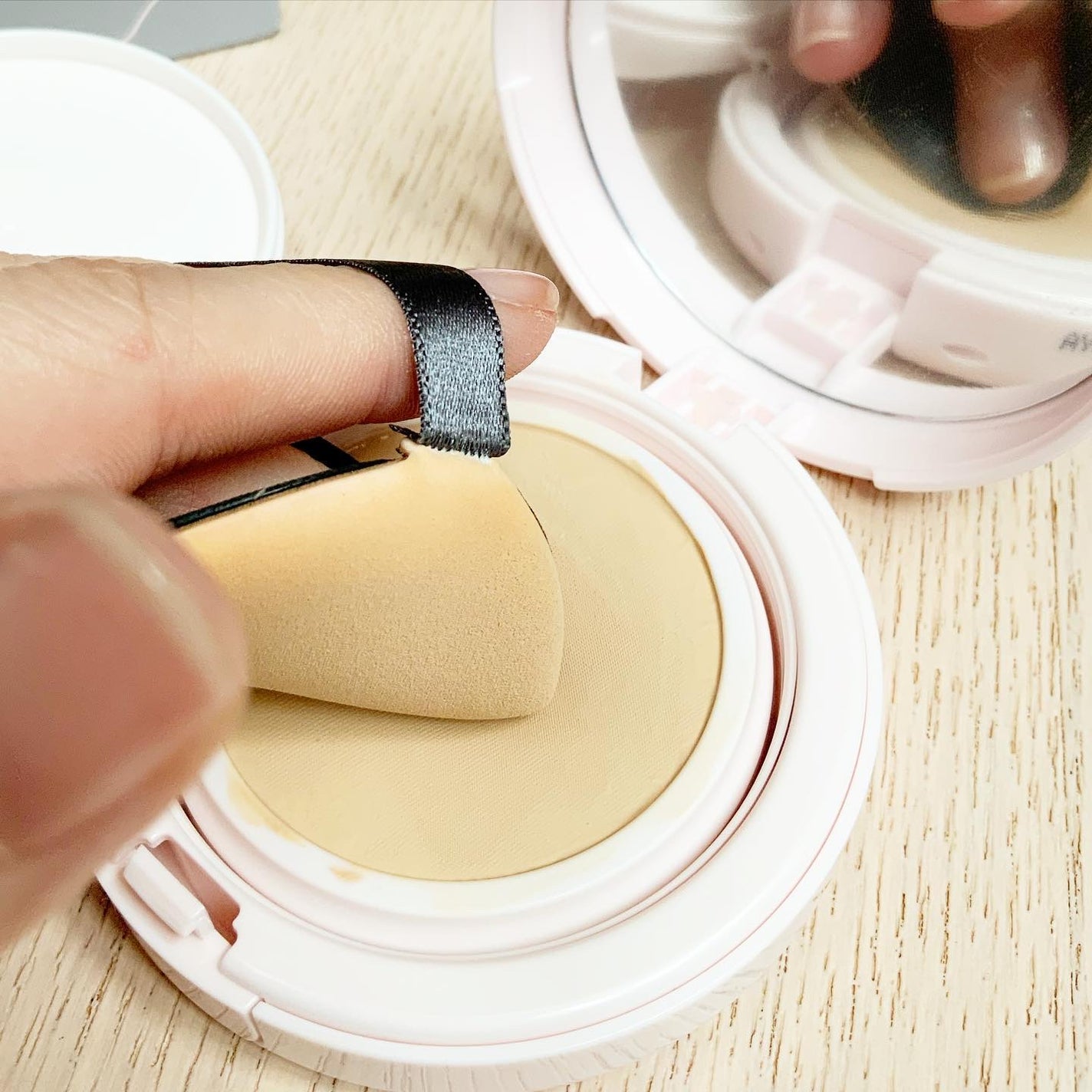 アクアリースキンウェア/ESPRIQUE/クッションファンデーションを使ったクチコミ(5枚目)