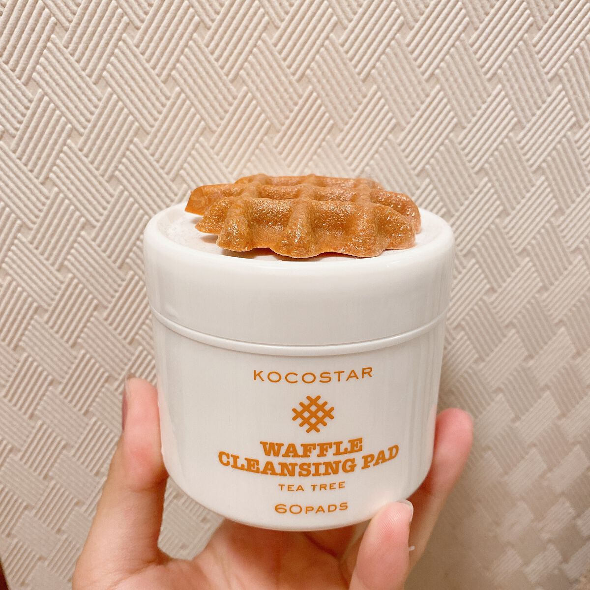 ワッフルクレンジングパッド60P/KOCOSTAR(ココスター)/クレンジングシートを使ったクチコミ（1枚目）