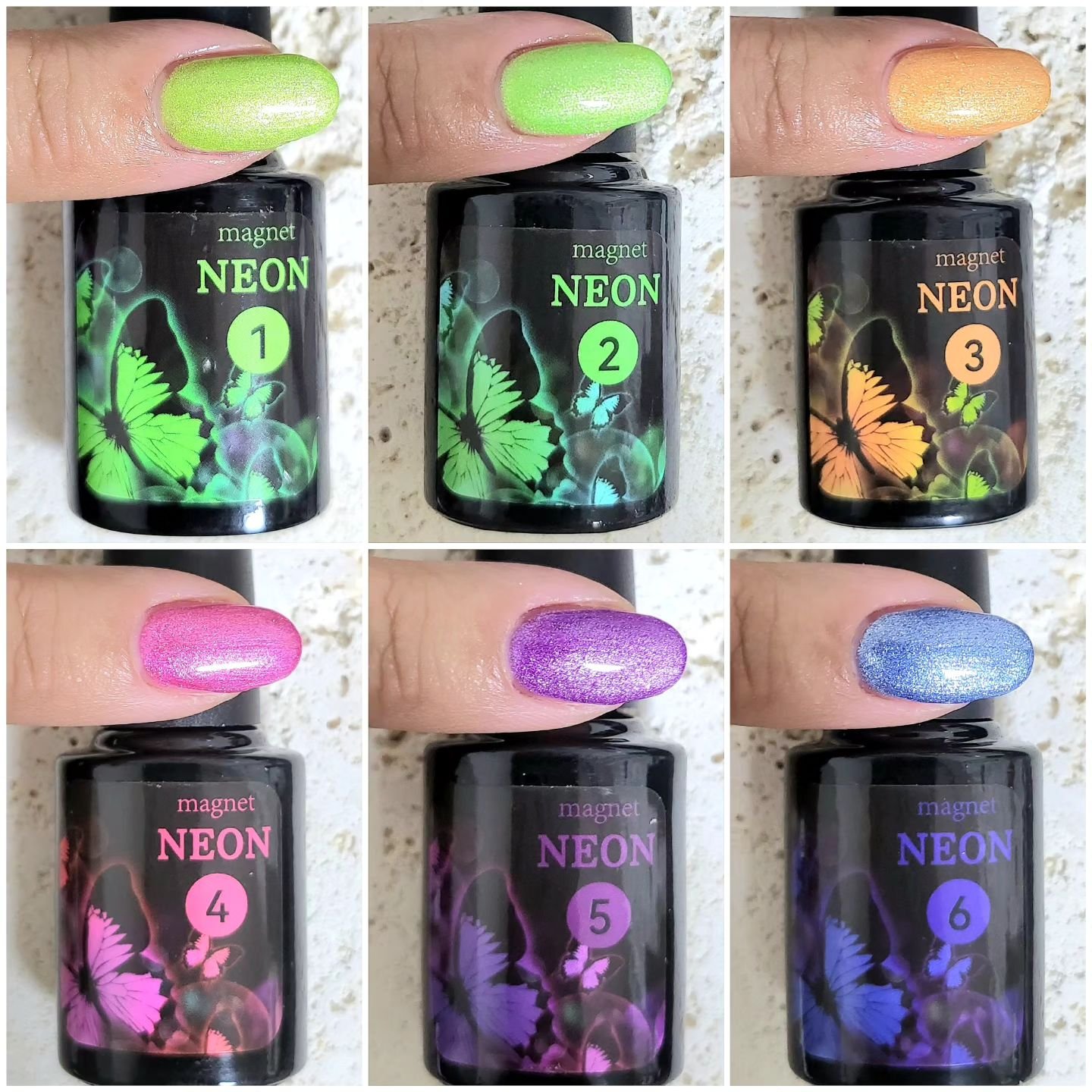 NEONマグネットジェル/ネイル工房/ジェルネイルを使ったクチコミ（1枚目）