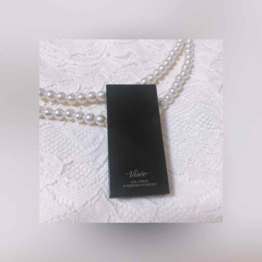リシェ カラーリング アイブロウパウダー/Visée/パウダーアイブロウを使ったクチコミ(2枚目)