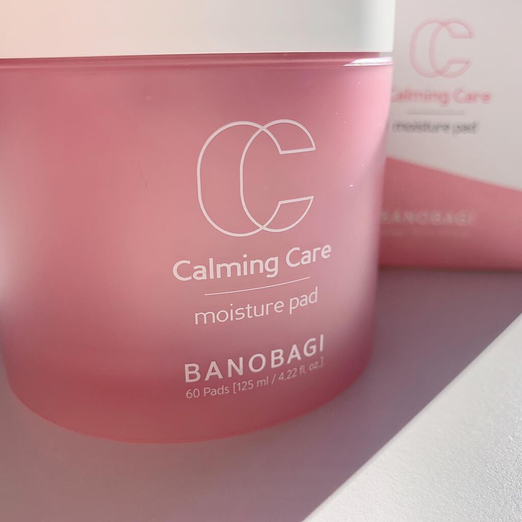 カーミングケア モイスチャーパッド(60枚入)/BANOBAGI/トナーパッドを使ったクチコミ（1枚目）