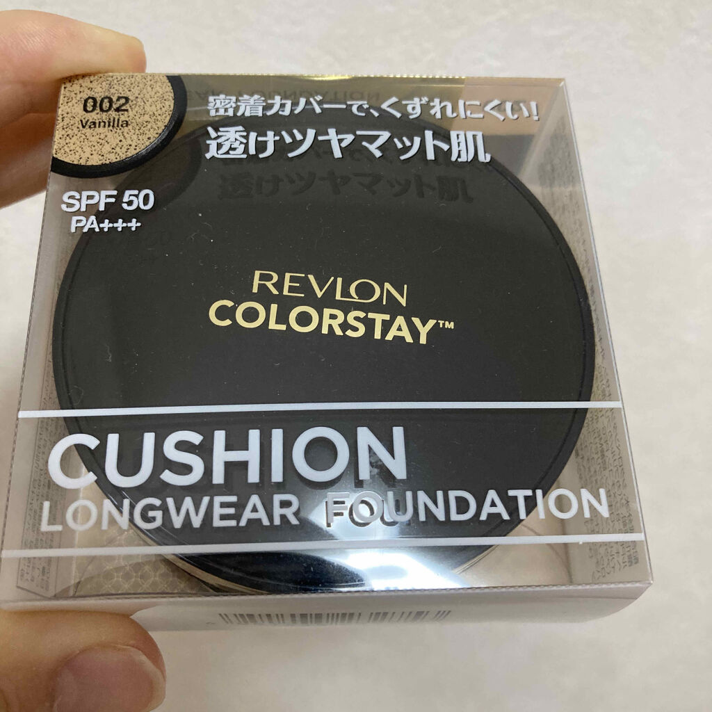 カラーステイ クッション ロングウェア ファンデーション/REVLON/クッションファンデーションを使ったクチコミ（1枚目）