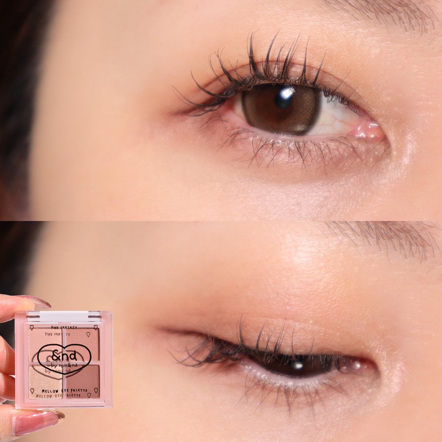 アンドバイロムアンド メロウアイパレット/&nd by rom&nd/アイシャドウパレットを使ったクチコミ(5枚目)