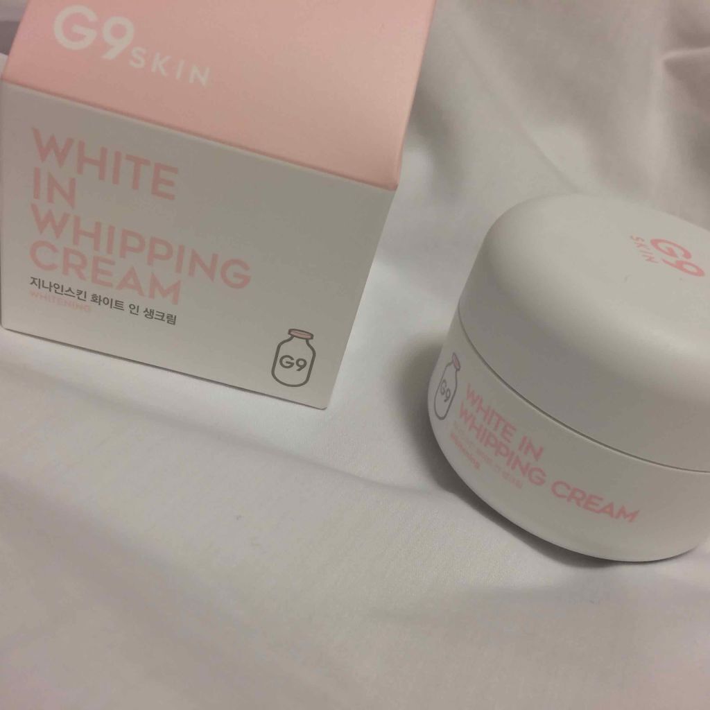 WHITE WHIPPING CREAM(ウユクリーム)/G9SKIN/化粧下地を使ったクチコミ(1枚目)
