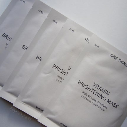 ビタミンブライトニングマスク/ONE THING/シートマスク・パックを使ったクチコミ(3枚目)