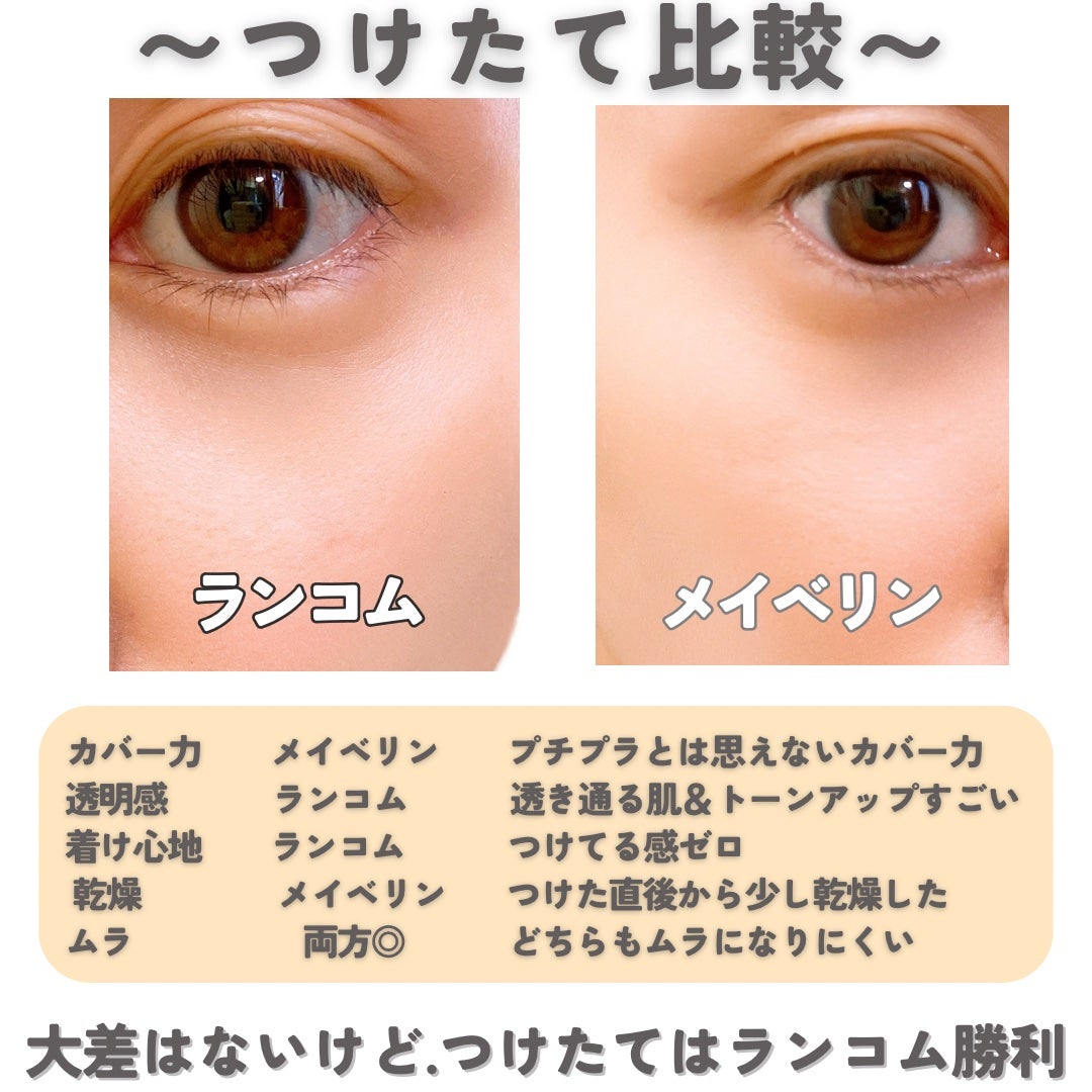 タンイドル ウルトラ ウェア リキッド/LANCOME/リキッドファンデーションを使ったクチコミ(4枚目)