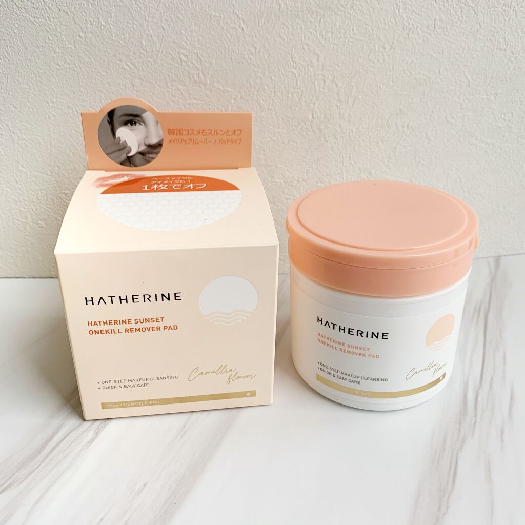 サンセット ワンキルリムーバーパッド/HATHERINE/クレンジングシートを使ったクチコミ（1枚目）