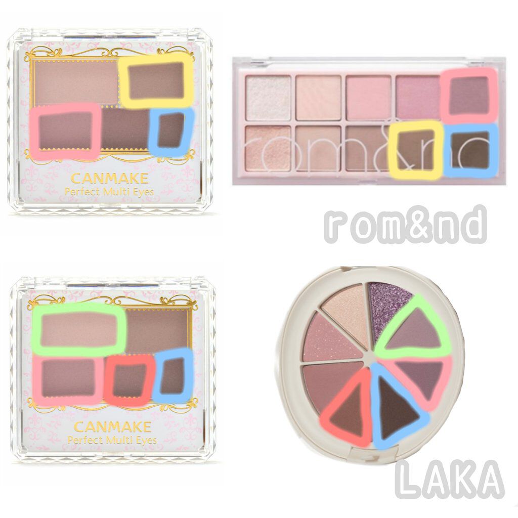New Level Eyeshadow Palette/Laka/アイシャドウパレットを使ったクチコミ（2枚目）