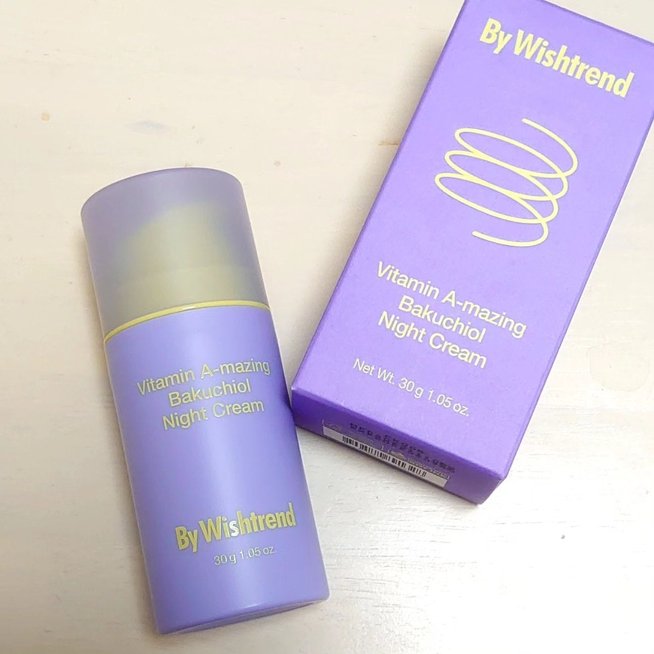 ビタミンA-mazingバクチオールナイトクリーム/By Wishtrend/フェイスクリームを使ったクチコミ(1枚目)