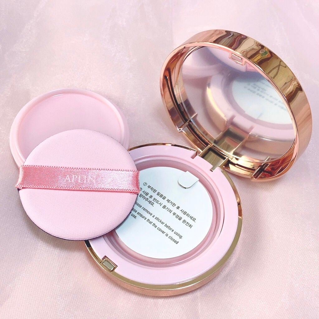 ピンクティーツリーカバークッション/APLIN/クッションファンデーションを使ったクチコミ(6枚目)