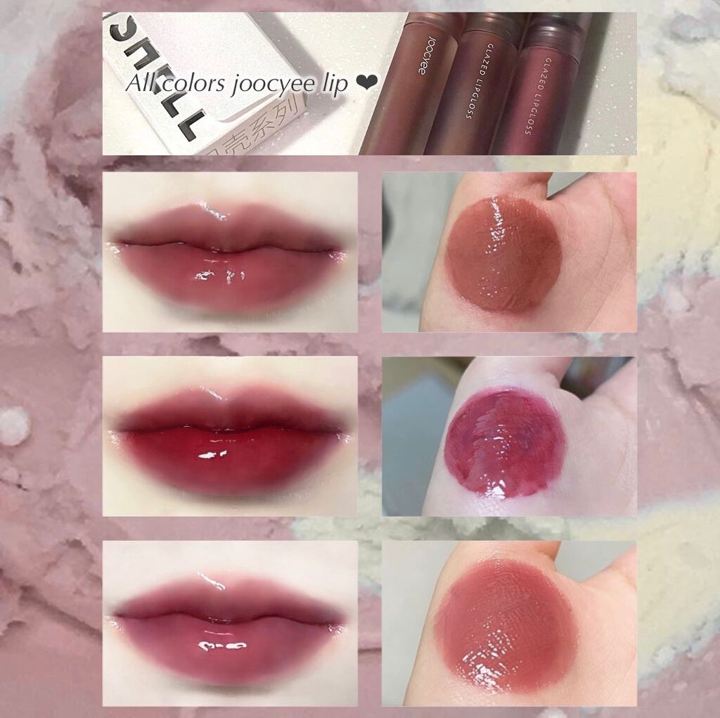 フルーツミラーリップグロス/Joocyee/リップグロスを使ったクチコミ(1枚目)