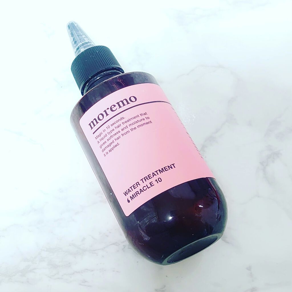ウォータートリートメントミラクル10/moremo/洗い流すヘアトリートメントを使ったクチコミ(1枚目)