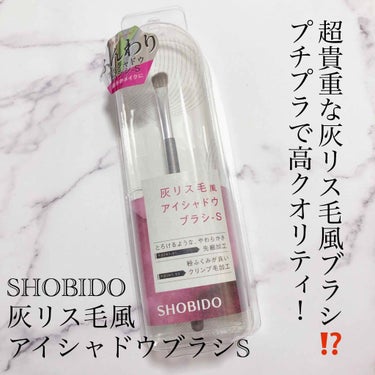 灰リス風アイシャドウブラシS/SHOBIDO/その他化粧小物を使ったクチコミ（1枚目）