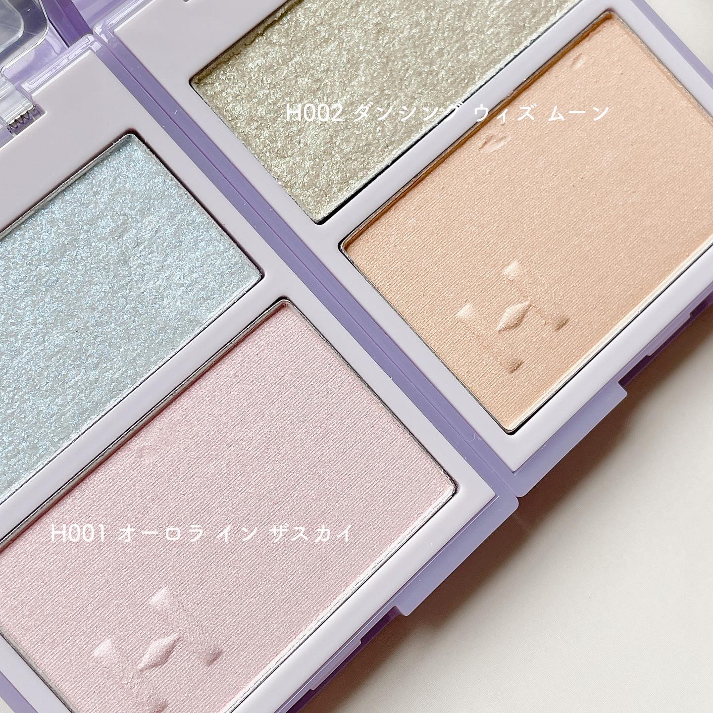 トゥルーディメンションレイヤリングハイライター/hince/パウダーハイライトを使ったクチコミ（2枚目）