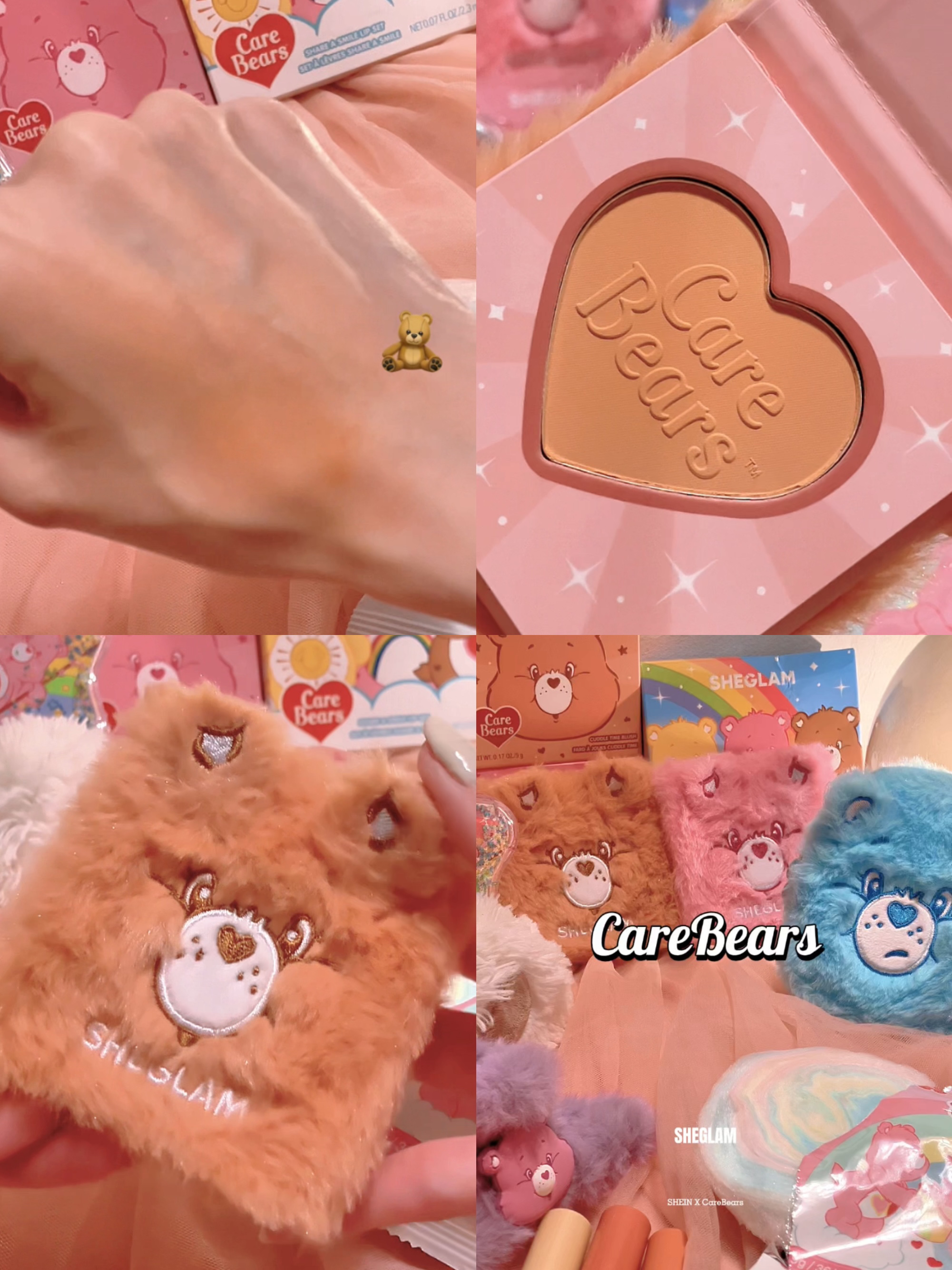 SHEGLAM Cuddle Time Blushのクチコミ「
----------♡----------

SHEGRAM×Care Bears
.....」（2枚目）